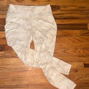 ZELOS Cream Camouflage ladies  Leggings cream camo patterns #athletic#alpinechic